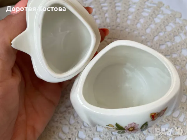 AYNSLEY красива кутийка - бухал от фин костен порцелан от Англия, снимка 8 - Антикварни и старинни предмети - 50181358