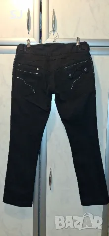 Дамски зимен, плътен, черен панталон. Размер XS, снимка 5 - Панталони - 48068751