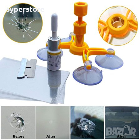 Комплект за възстановяване ремонт на спукани автомбилни стъкла Digital One SP00370 , снимка 3 - Други стоки за дома - 36255248