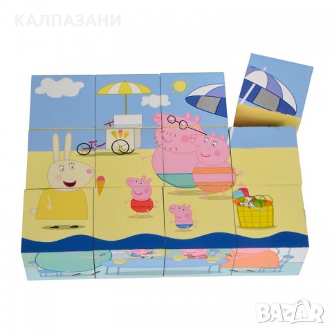 Peppa Pig Дървени кубчета 109265708, снимка 5 - Игри и пъзели - 35999476