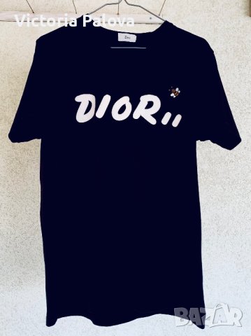 Оригинал DIOR KAWS SS19 тениска, снимка 5 - Тениски - 41353399
