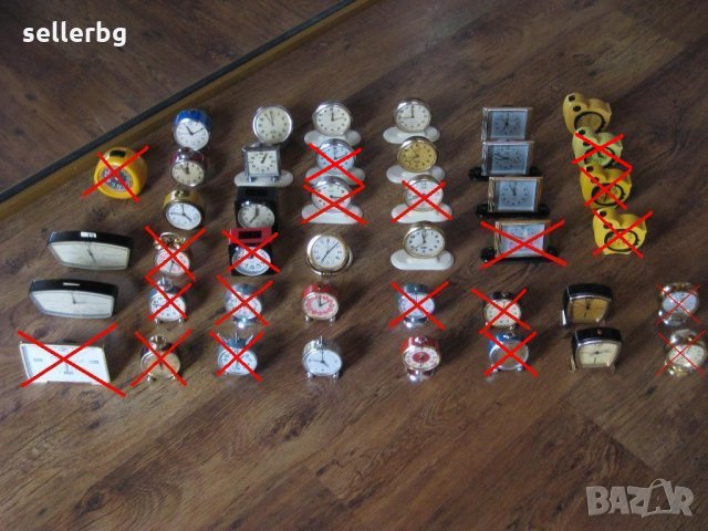 Часовници будилници СЛАВА работещи антики от СССР, снимка 12 - Други - 21056645