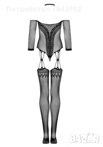 Целокупно боди с отворено дъно G333 Obsessive, снимка 6 - Нощници - 47558182