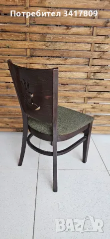 18 бр Стол масив бук, снимка 2 - Столове - 47284944