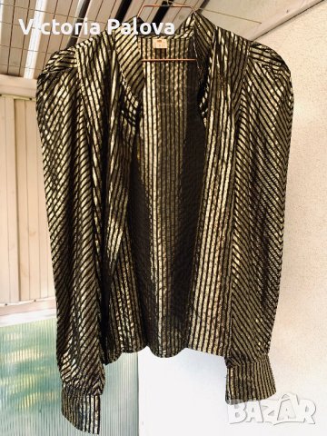 Разкошна “златна” риза/блуза тренд, Германия, снимка 3 - Ризи - 42279953