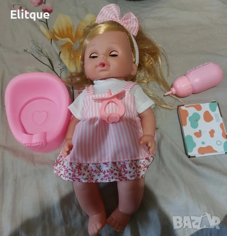 Говорещи бебета кукли 33 см – реалистична игра и българска реч, снимка 2 - Кукли - 52907972