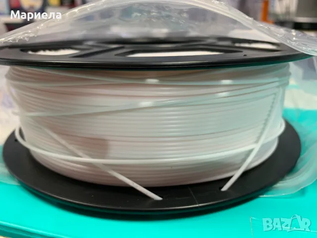 Найлонова хидрофобна нишка за 3D принтер бяла, снимка 7 - Друга електроника - 47798156