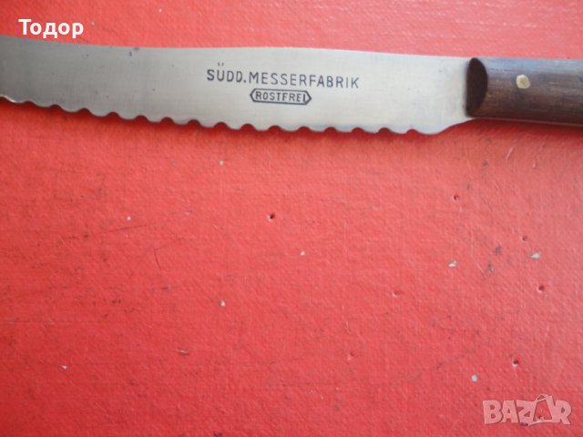Немски нож Sudd Messerfabrik 3 райх, снимка 3 - Ножове - 41684013