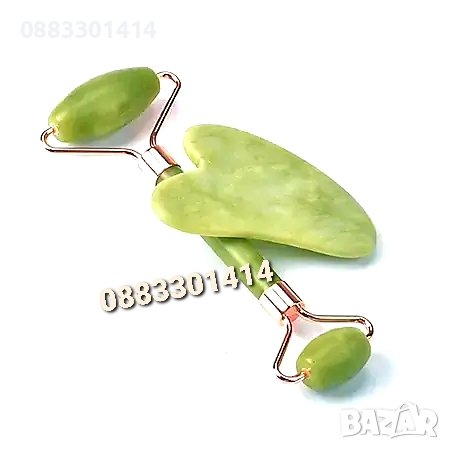 Масажор за лице Нефрит Зелен , снимка 5 - Масажори - 44193041