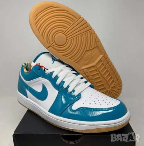 Nike Air Jordan 1 Low 'Barcelona' номер 40 ,5-41  оригинални кецове / маратонки , снимка 7 - Маратонки - 50647421