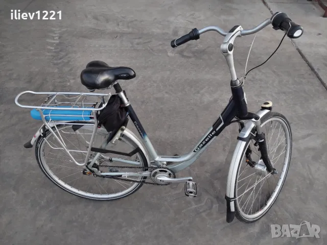 Ел. велосипед с газ