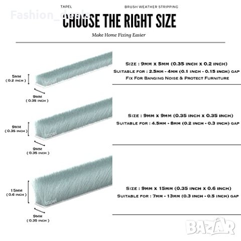 Нова Метеорологични ленти Уплътнител за предотвратяване на течения Прозорци Врати , снимка 2 - Други стоки за дома - 41989205