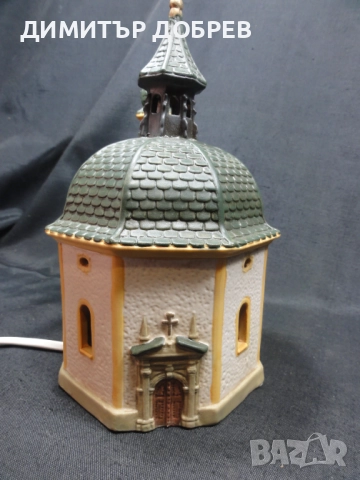 СТАРА РЕТРО ЕЛЕКТРИЧЕСКА НАСТОЛНА ЛАМПА ЦЪРКВА WURM GERMANY, снимка 5 - Декорация за дома - 52223798