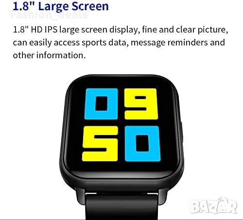 Нов Водоустойчив Смарт часовник Фитнес тракер Мъже Жени iOS Android Подарък, снимка 3 - Смарт гривни - 42229262