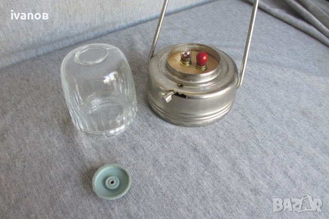 стара лампа фенер, снимка 4 - Антикварни и старинни предмети - 36436310