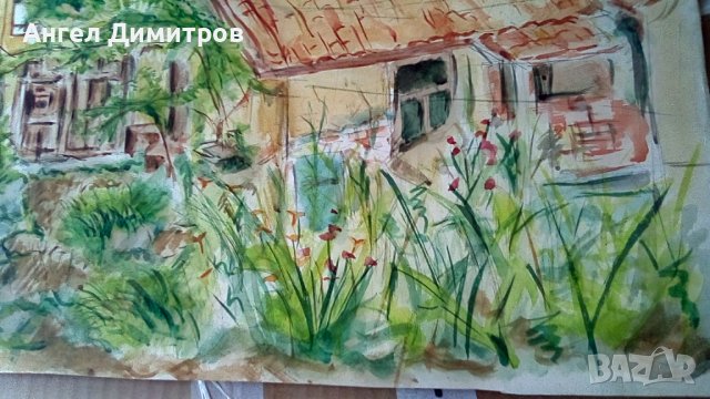 Акварел картина , снимка 5 - Картини - 41743756