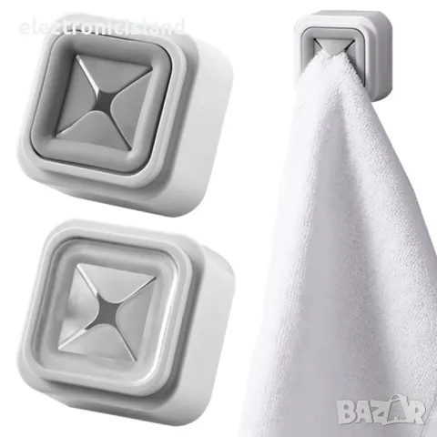 Закачалка държач стойка кука за стена за кърпа, снимка 6 - Аксесоари за кухня - 48353852