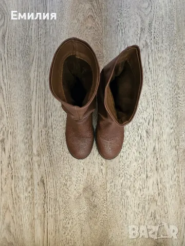Кафяви боти, снимка 4 - Дамски боти - 49927754
