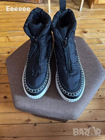 Дамски апрески черни TendenZ, снимка 4 - Маратонки - 52919117