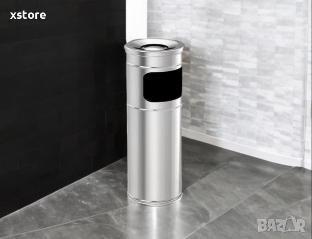 Пепелник колона Vinoks 763400, 22см./26см/28см., инокс, снимка 4 - Други стоки за дома - 52712184