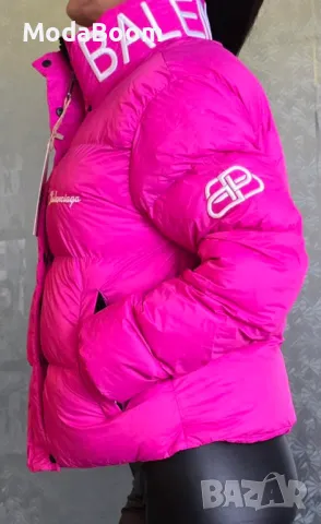 Balenciaga розово дамско зимно яке , снимка 2 - Якета - 48318757