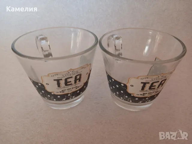 Чаши за чай - стъклени , снимка 1