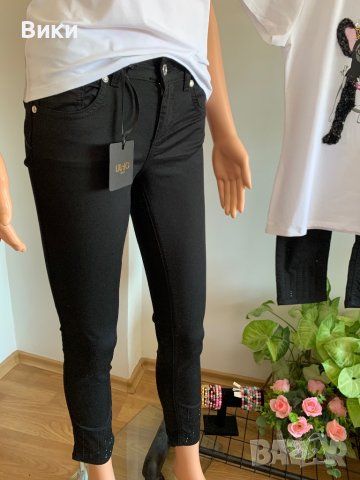 Черен панталон и тениска на Liu Jo, снимка 8 - Панталони - 41328694