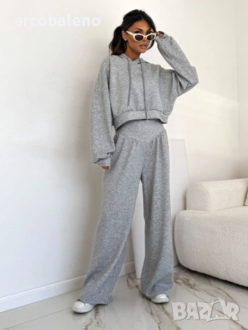 Елегантен дамски комплект от две части, 4цвята , снимка 2 - Комплекти - 53638761