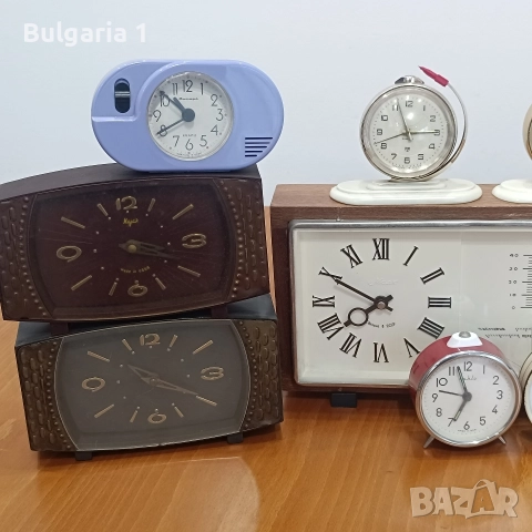 Руски/Немски/Китайски/Японски/Румънски будилници часовници , снимка 7 - Антикварни и старинни предмети - 49761232