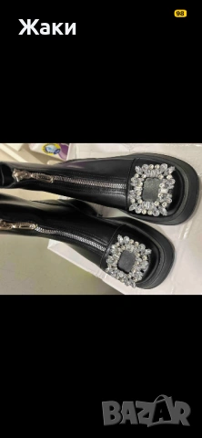 Стилни дамски боти размер 36, снимка 3 - Дамски боти - 49268347