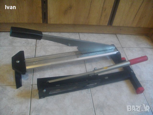 Нова/Ползвана-Ръчна Немска Гилотина/Резачка За Ламиниран Паркет-Професионална-MEISTER/WOLFCRAFT, снимка 2 - Други инструменти - 39144854