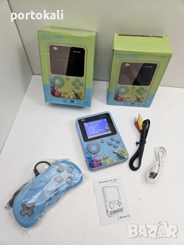 Преносима видео игра, игрова конзола G5 Game Box 500 игри