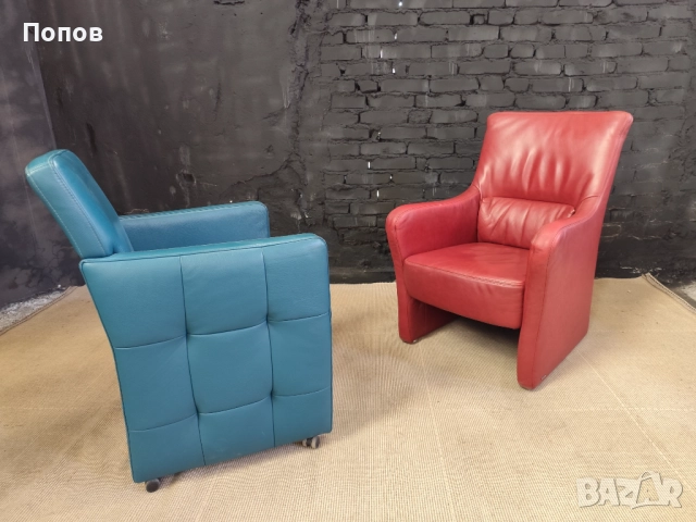 Продавам кожени кресла, снимка 4 - Дивани и мека мебел - 52268661