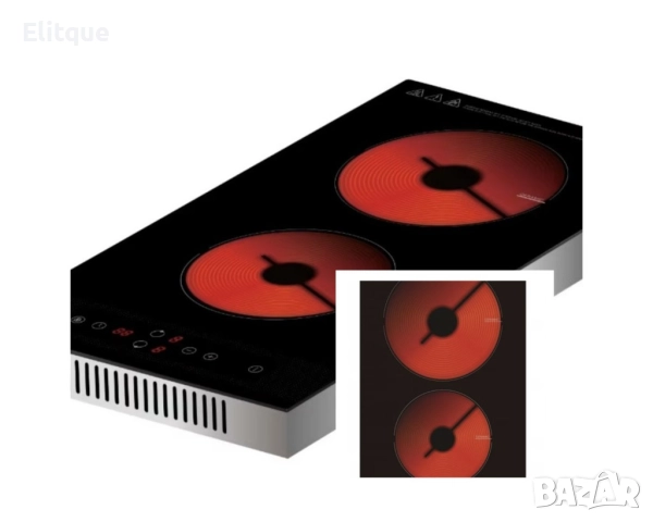 Двоен инфрачервен плот за вграждане Oliver Voltz, 1200+1800 W 2 ГОДИНИ ГАРАНЦИЯ, снимка 4 - Друга електроника - 52896525