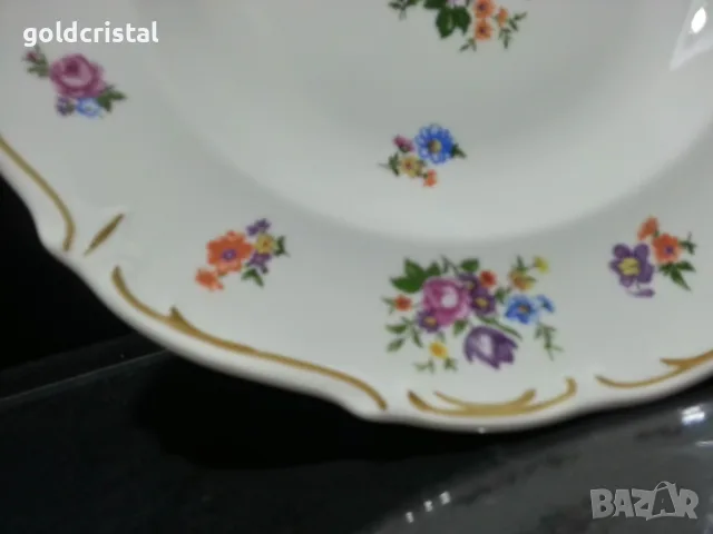 старинен немски порцелан плато , снимка 4 - Антикварни и старинни предмети - 50477563