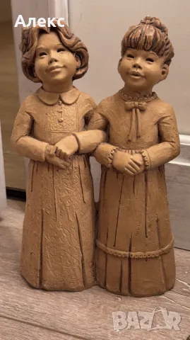 Lee Bortin Originals Chicago– Винтидж масивна скулпура, 30см, 2.8кг, снимка 3 - Антикварни и старинни предмети - 49319795