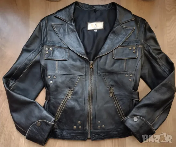  Iceberg Store - дамско кожено яке , снимка 3 - Якета - 56298685