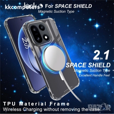 IMAK Удароустойчив Калъф (PC + TPU) за OnePlus 15 5G- MagSafe, Airbag технология, вкл. Протектор, Пр, снимка 4 - Калъфи, кейсове - 52623405