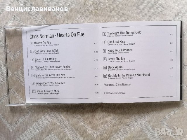 CHRIS NORMAN - ОРИГИНАЛЕН сборен диск , снимка 6 - CD дискове - 41481372