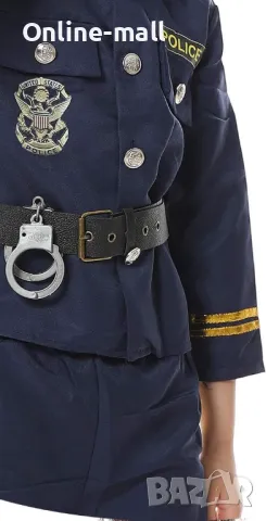 Детски полицейски костюм, Детски костюм на Полицай с аксесоари, снимка 6 - Детски комплекти - 49720437