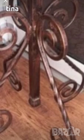 Тежка масивна закачалка от ковано желязо