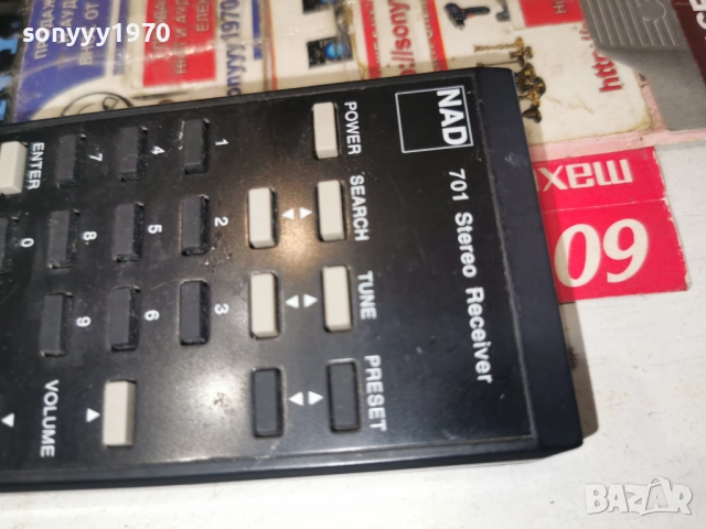 NAD 701 STEREO RECEIVER REMOTE CONTROL-ВНОС SWISS 1412250954, снимка 8 - Ресийвъри, усилватели, смесителни пултове - 52787903
