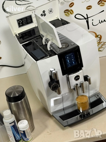 Кафемашина кафе автомат JURA J6 PIANO WHİTE с гаранция, снимка 8 - Кафемашини - 52634394