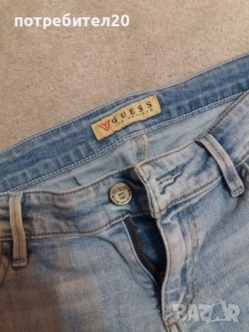 Дамски светли дънки Guess, снимка 2 - Дънки - 41656465