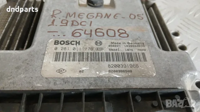 Компютър Renault Megane 1.9 DCI 2005 0281011776 8200391966 8200386508 Megane II (2002-2009), снимка 2 - Части - 56218275