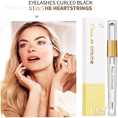 Нов Серум за бърз растеж на мигли и вежди очи Плътност Жени Мъже , снимка 2 - Козметика за лице - 41935112