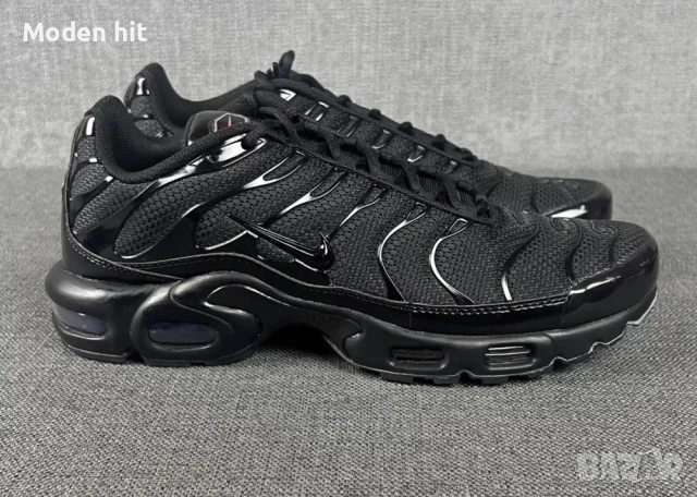 Nike Air Max Plus Tn Triple Black унисекс маратонки висок клас реплика, снимка 4 - Маратонки - 50721600