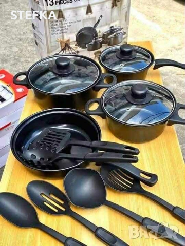 Комплект тенджери, снимка 3 - Съдове за готвене - 53051600