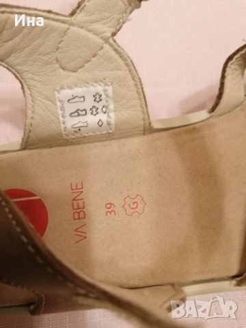 VA BENE Маркови естествена кожа, снимка 4 - Сандали - 41408785