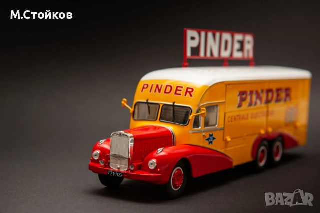 Генераторен камион Bernard 28 Pinder Circus 1951г мащаб 1/43, снимка 3 - Колекции - 52777205